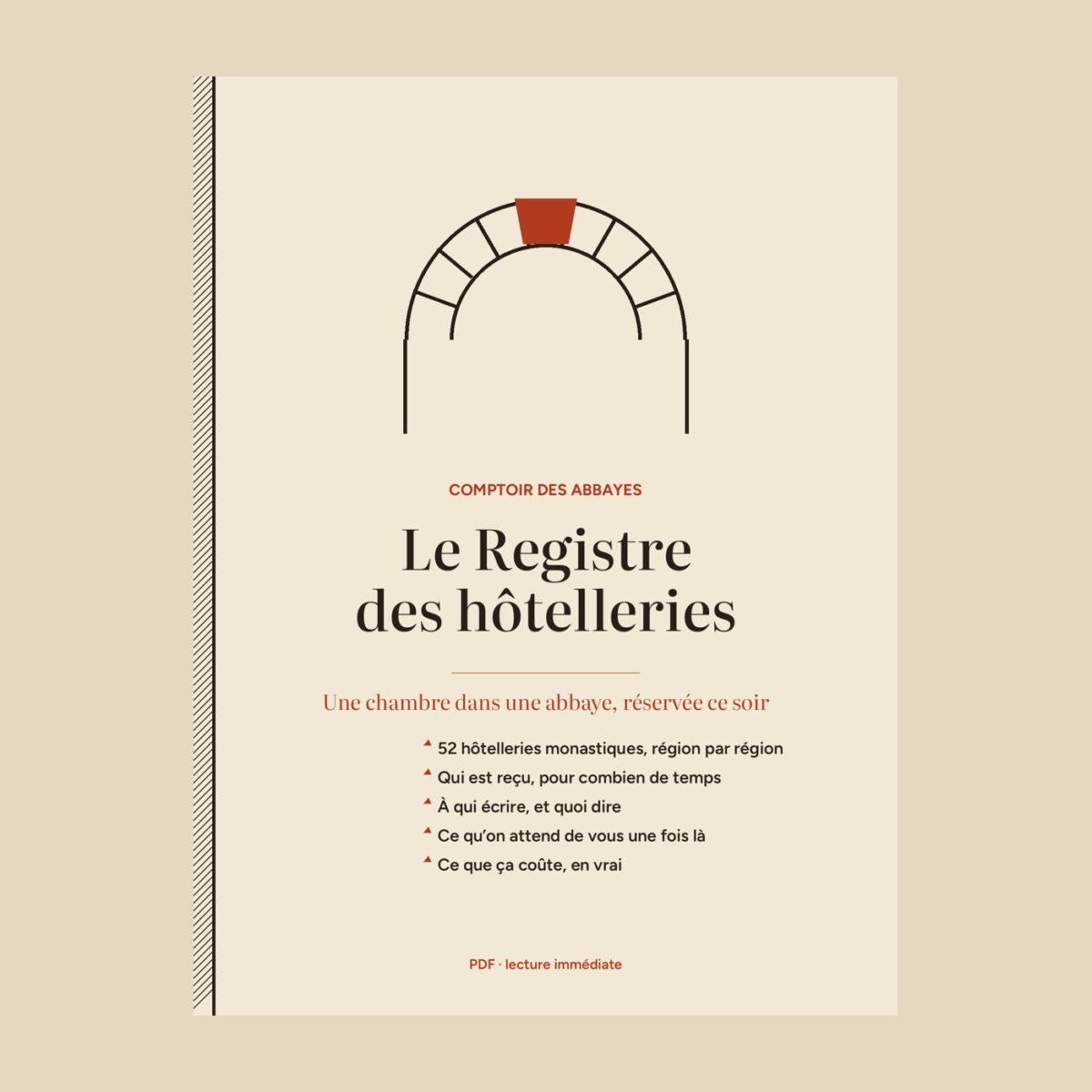 Le Registre des hôtelleries — couverture