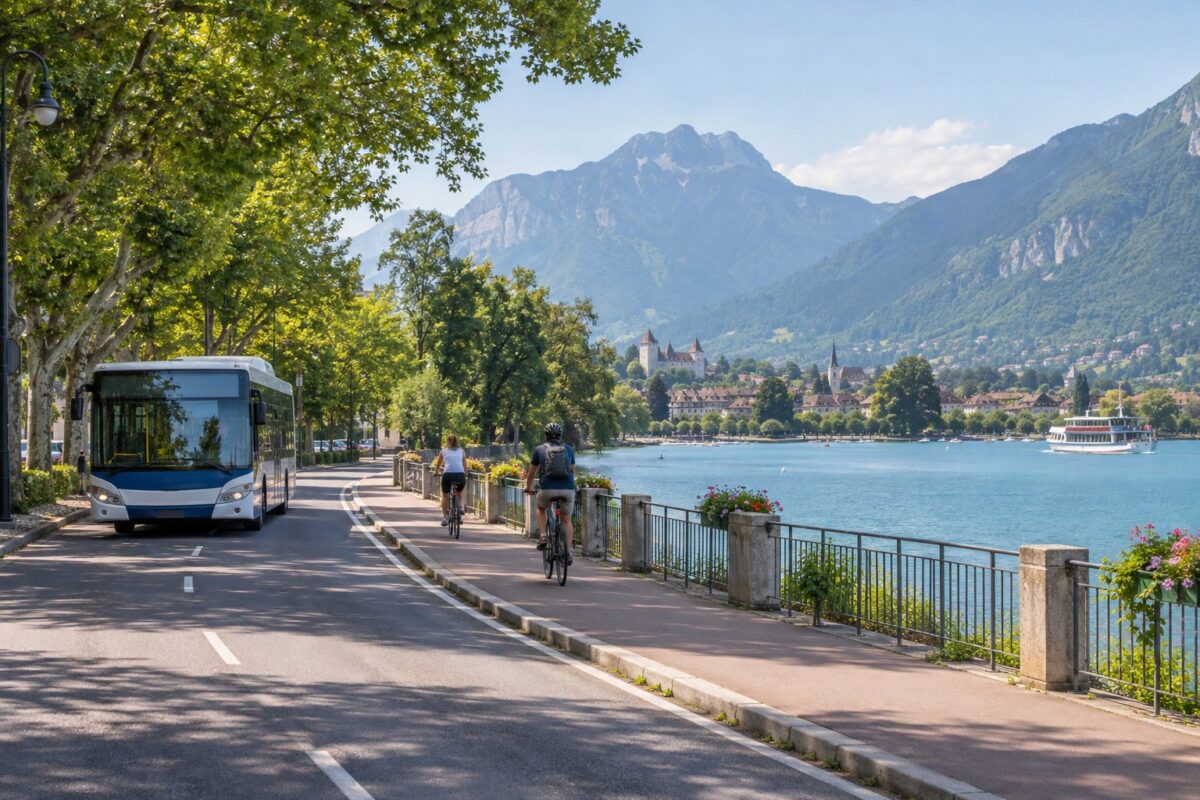 Transport à Annecy : guide complet pour se déplacer dans la ville et autour du lac